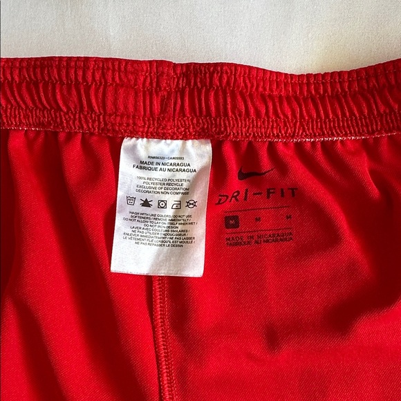 Nike Recycled Basketball Shorts Red Mens Size M - Picture 2 of 3